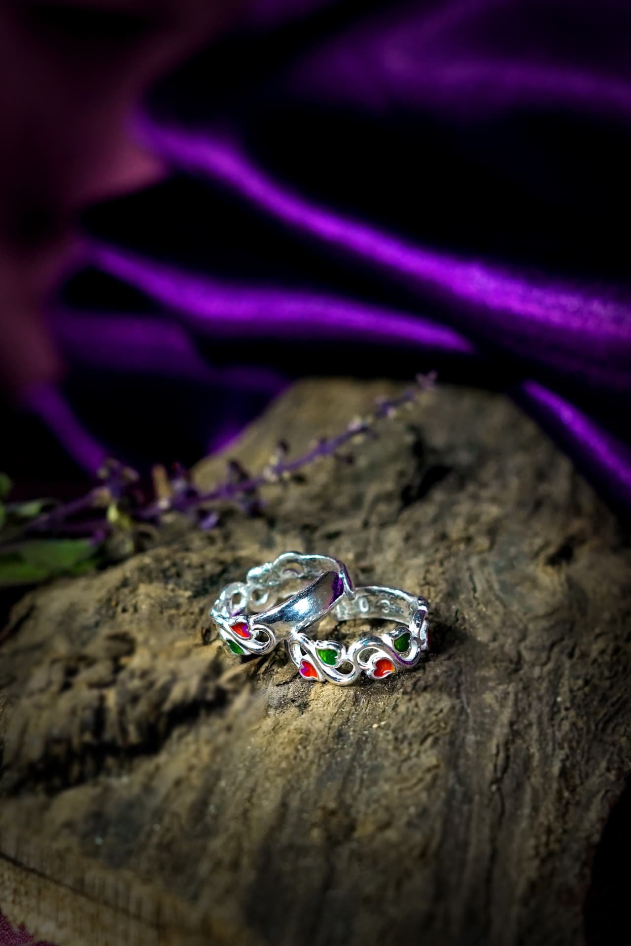 Twin Heart Filigree Bichiya